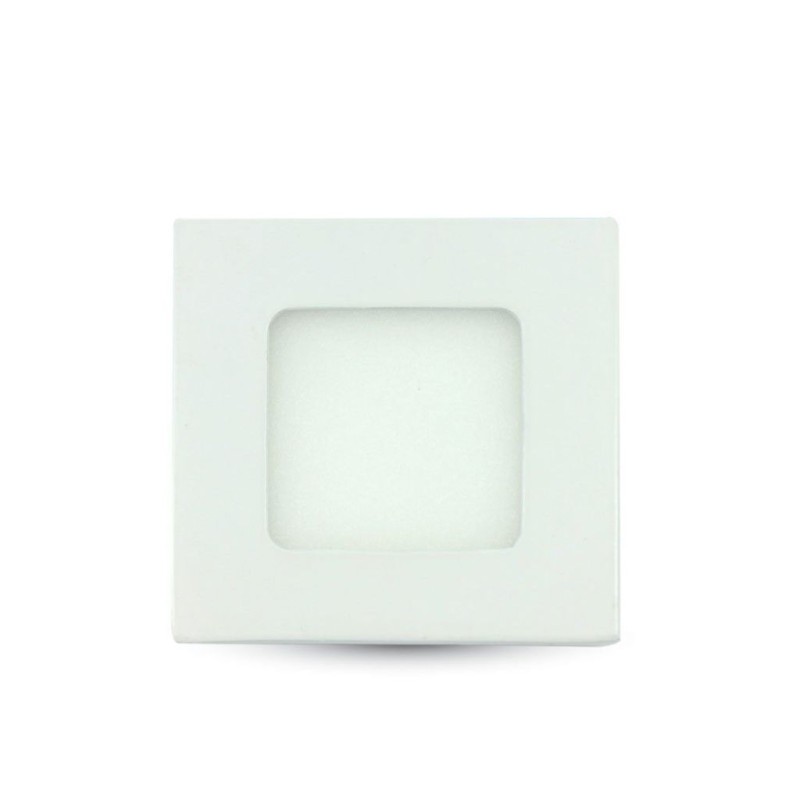 Mini Pannello LED 3W Montaggio ad Incasso Quadrato