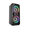 Altoparlante Ricaricabile 2x10W con USB e Scheda TF RGB 2x4Pollici