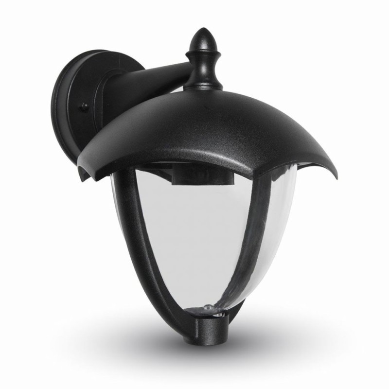 Lampada LED da Muro a Lanterna con Portalampada E27 (Max 40W) Attacco verso il basso