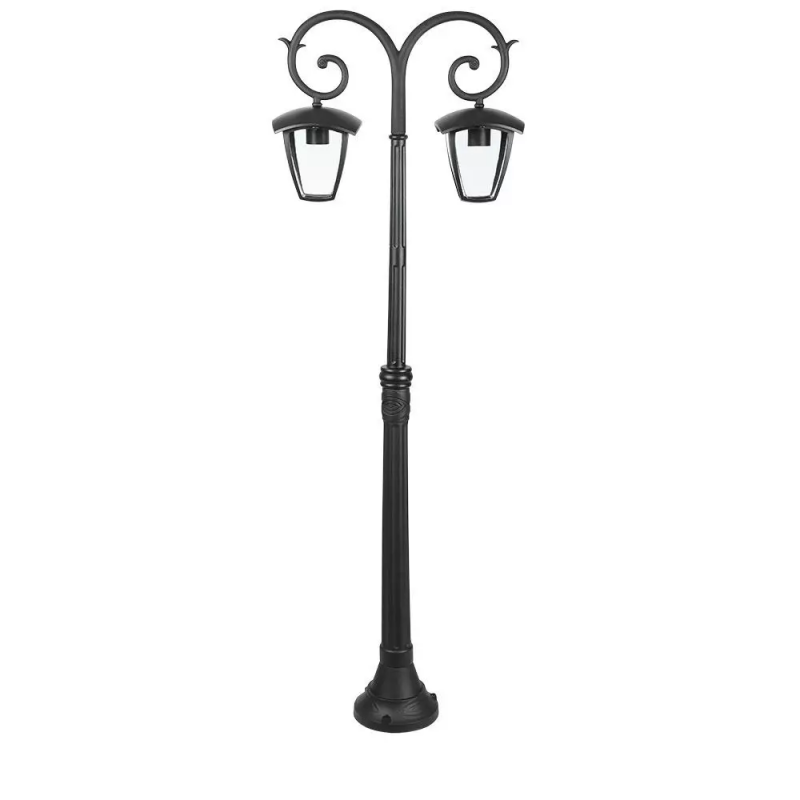 Lampione LED con Portalampada E27 (Max 2x60W)