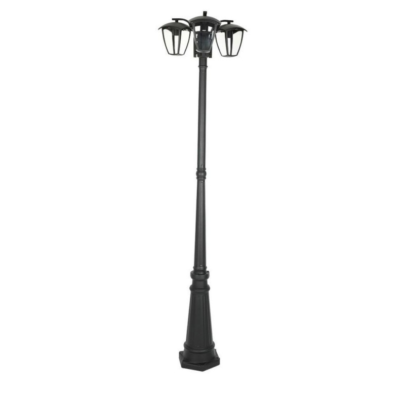 Lampione LED con Portalampada E27 (Max 3x60W)