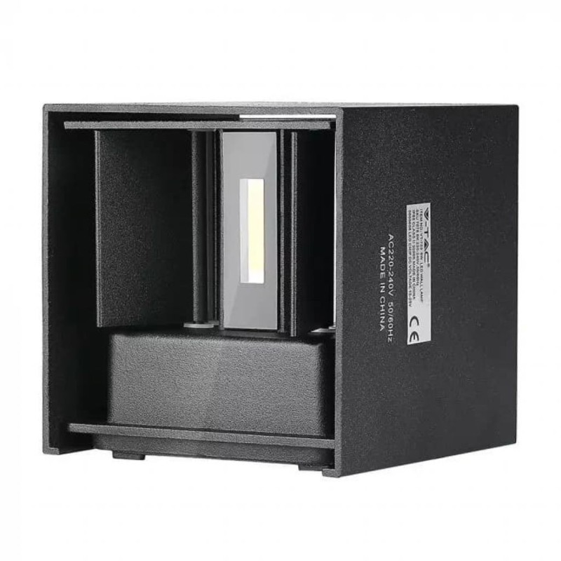 Lampada LED da Muro Quadrata Doppio LED COB 6W