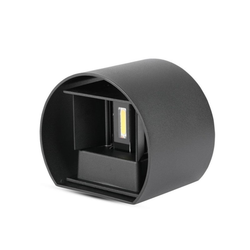 Lampada LED da Muro Arrotondata Doppio LED COB 6W