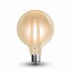 Lampadina LED E27 7W G95 Filamento Ambrato 2200K