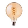 Lampadina LED E27 5W G95 Filamento Ambrato 2200K