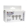 Faretto LED GU10 5W 110æ Copertura Satinata 3000K (Box 3 Pezzi)