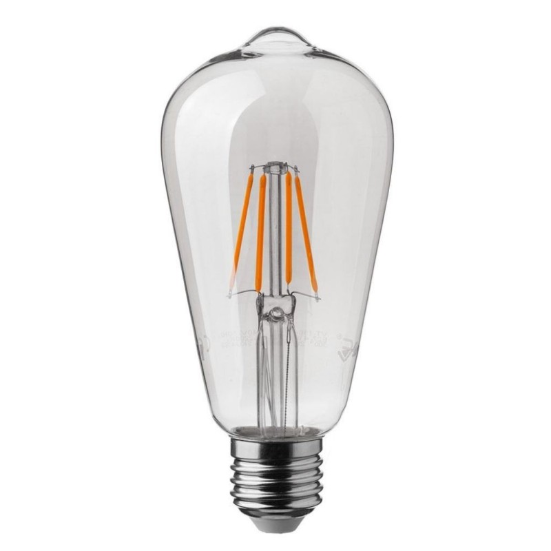 Lampadina LED E27 4W ST64 Filamento 2700K