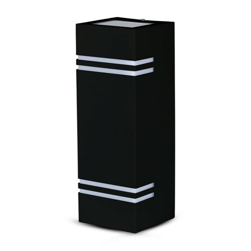 Portafaretto LED da Muro Quadrato 2 GU10 (Max 2x11W)