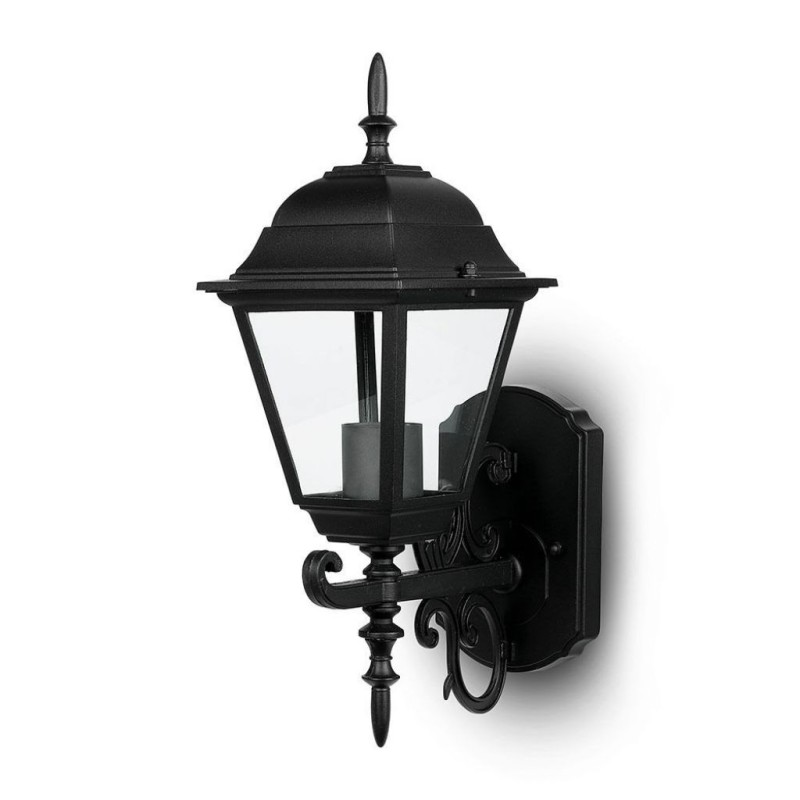 Lampada LED da Muro a Lanterna Piccola con Portalampada E27 (Max 60W) Rivolta in Alto