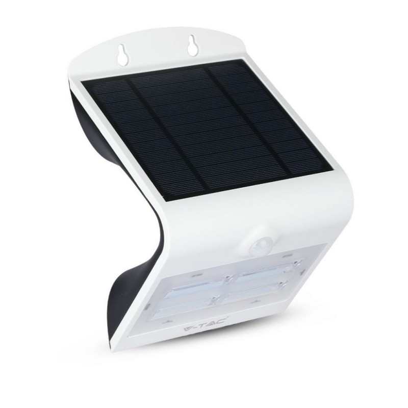 Lampada LED Solare da Muro a Batteria 3W 30LED con Sensore PIR