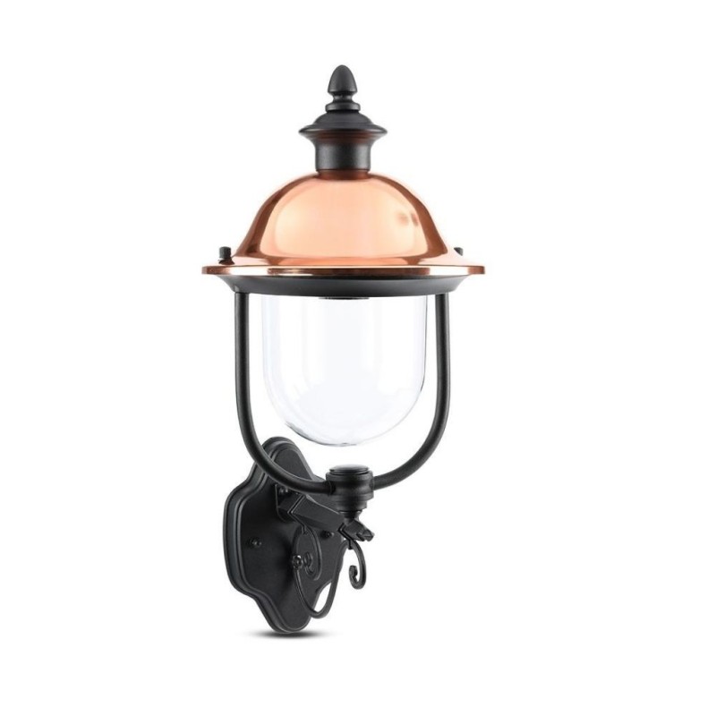 Lampada LED da Muro a Lanterna con Portalampada E27 (Max 60W) Rivolta in Alto