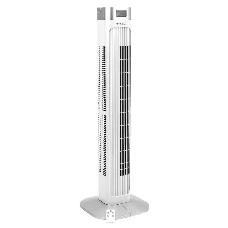 Ventilatore LED 55W con Display con Indicatore di Temperatura e Telecomando