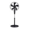 Ventilatore con Base Rotonda 55W Altezza Regolabile (Max 120cm) 5 Pale a 3 Velocit? Rotante