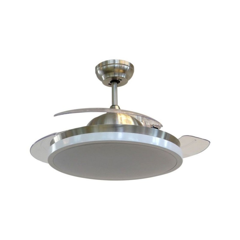 Ventilatore LED da Soffitto 30W 3 in 1 con Motore a Corrente Continua da 35W con Telecomando 3 pale