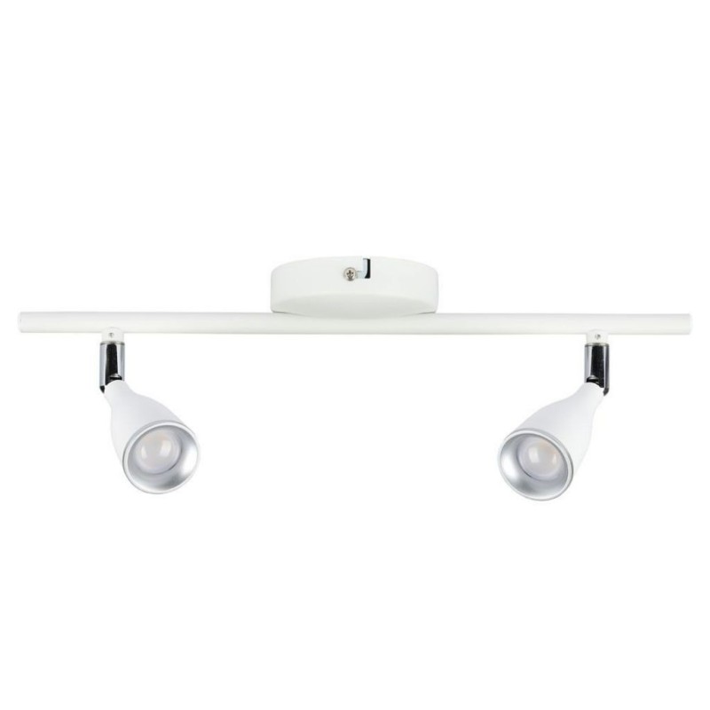 Faretto LED da Muro Doppio 9W con Testa Orientabile