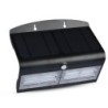 Lampada LED Solare da Muro a Batteria 6,8W 60LED con Sensore PIR