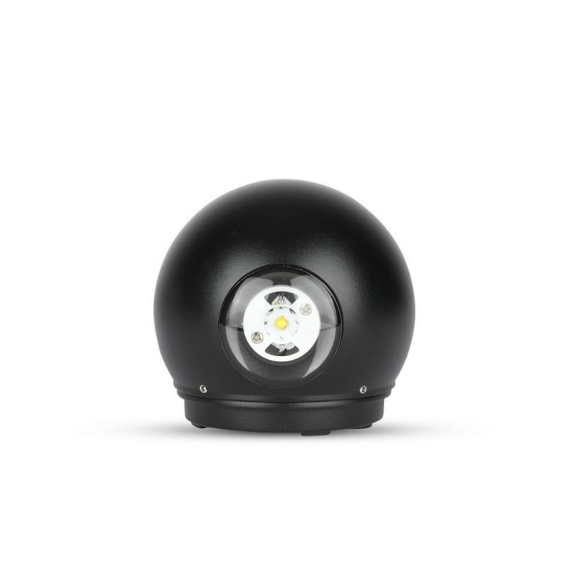 Lampada LED da Muro Sferica 6W Doppio Fascio Luminoso