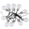 Catenaria 5mt LED Solare con 10 Attacchi E27 IP44