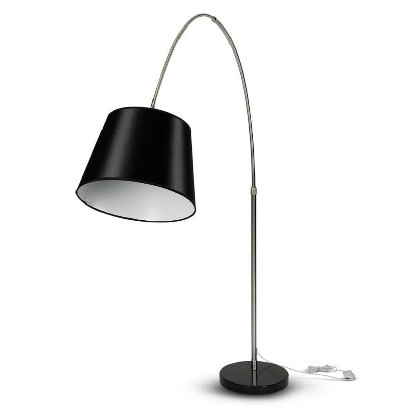 Piantana LED Ricurva con Portalampada E27 (Max 60W)