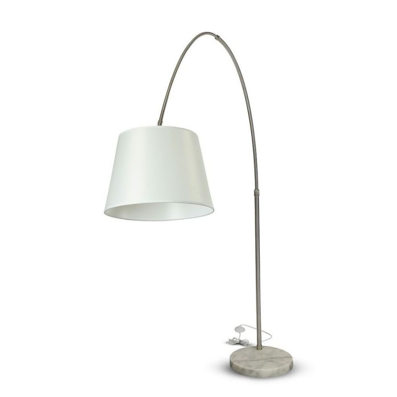 Piantana LED Ricurva con Portalampada E27 (Max 60W)