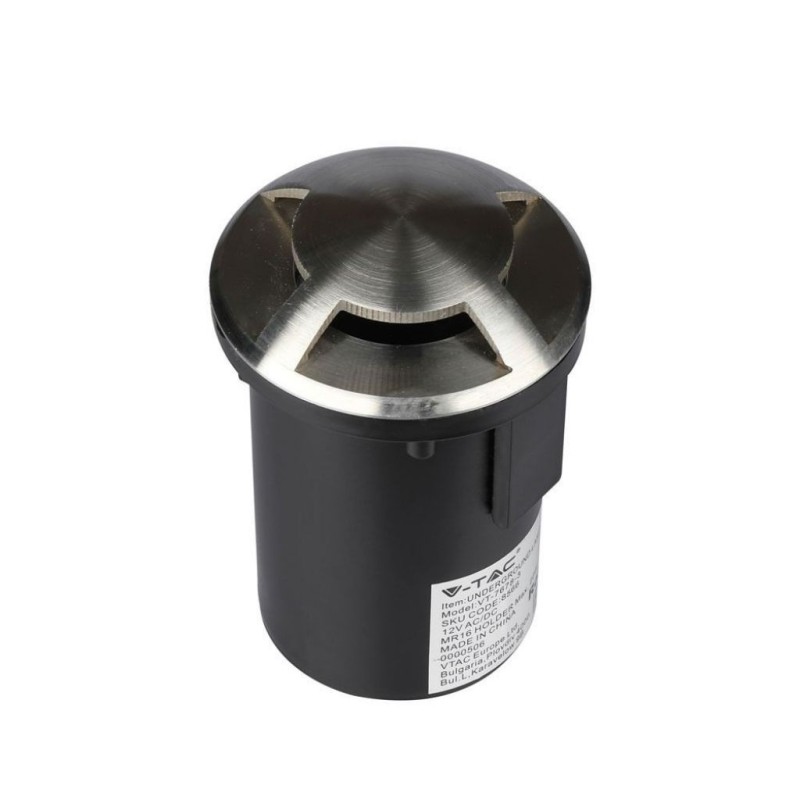 Portalampada da Interramento Calpestabile Rotondo MR16 (Max 20W)