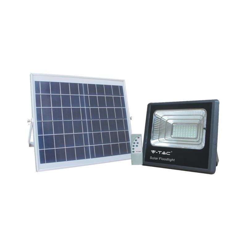 Faro LED 40W con Pannello Solare e Telecomando 4000K
