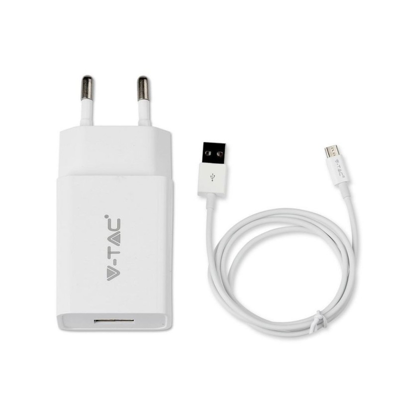 Caricatore da Viaggio con Cavo Ricarica Veloce Micro USB 3.0A