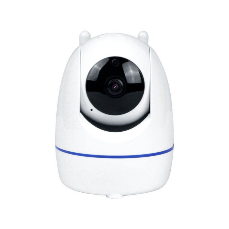 Camera di Videosorveglianza da Interno IP20 3MP FullHD con Visione Notturna a Colori Compatibile con Smart Device