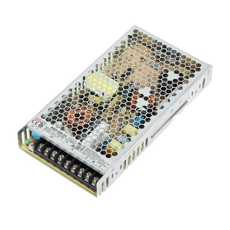 Trasformatore 200W 24V 8,4 A Compatibile con i Faretti da Binario Magnetici