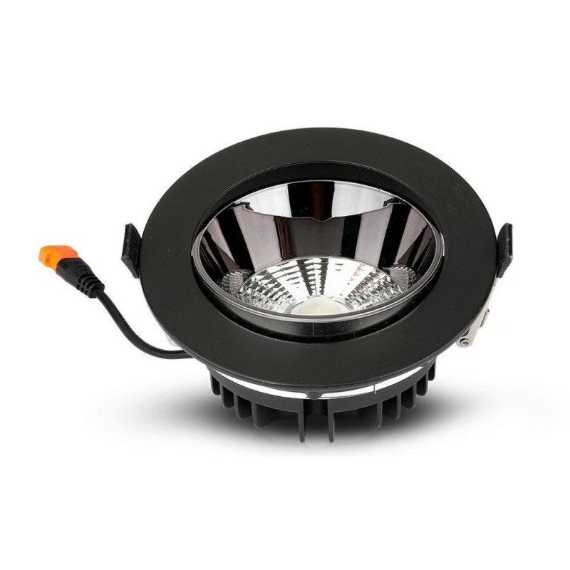 Faretto LED Chip Samsung da Incasso Rotondo LED COB 20W Riflettore Orientabile