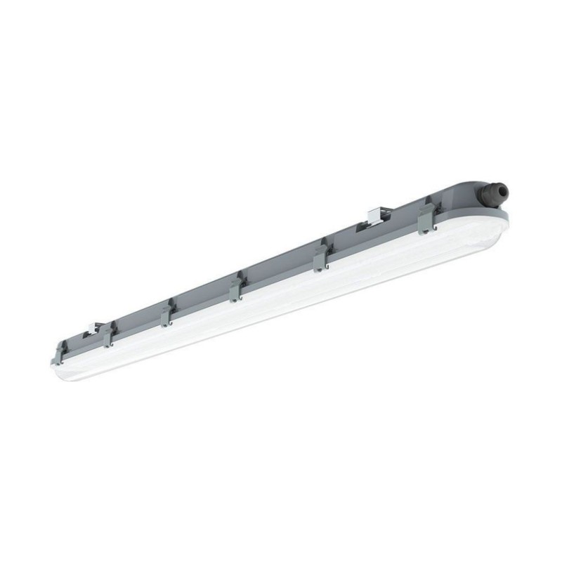 Plafoniera LED Chip Samsung Impermeabile 36W 120LM/W M-Series 1200mm 120cm Copertura Satinata 6400K IP65