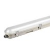 Plafoniera LED Chip Samsung Impermeabile 48W 120LM/W M-Series 1500mm Trasparente 6400K IP65