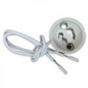 Portalampada LED per Faretto In Ceramica GU10 con Cavo in Silicone (Confezione 5 Pezzi)