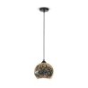Lampadario LED a Sospensione con Portalampada E27 (Max 60W) Campana in Vetro
