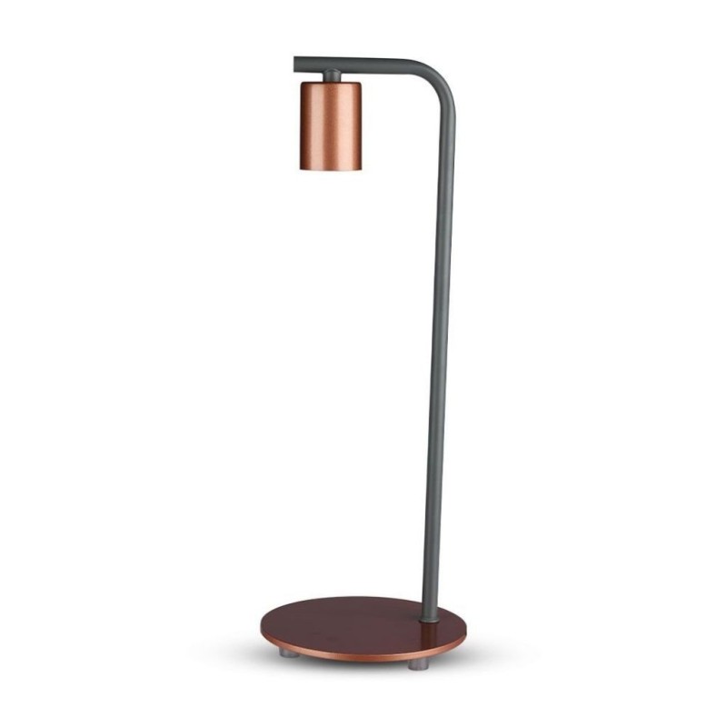 Lampada LED da Tavolo con Attacco E27 e Finiture in Bronzo