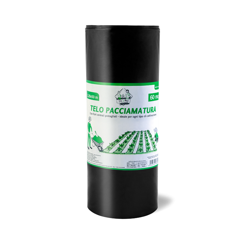 TELO PACCIAMATURA CON FORI CENTRALI PRETAGLIATI MT 1,20X50 - 8 ROTOLI PER SCATOLA
