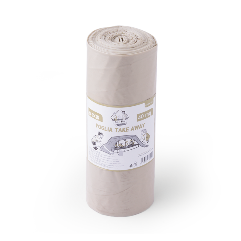 FOGLIA MINI TAKE AWAY SENZA ANIMA INTERNA MT 4X10 AMBRA - 6 PEZZI PER SCATOLA