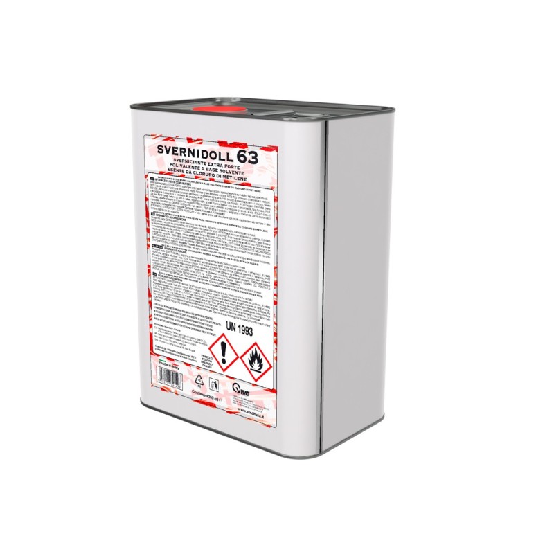 SVERNIDOLL 63 SVERNICIANTE EXTRA FORTE POLIVALENTE 4 LITRI - SCATOLA DA 4 PEZZI
