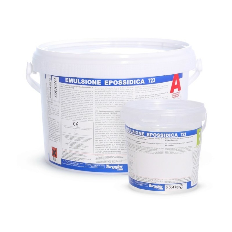 Emulsione Epossidica 723,confezione:4x3 kg,colore:Avorio