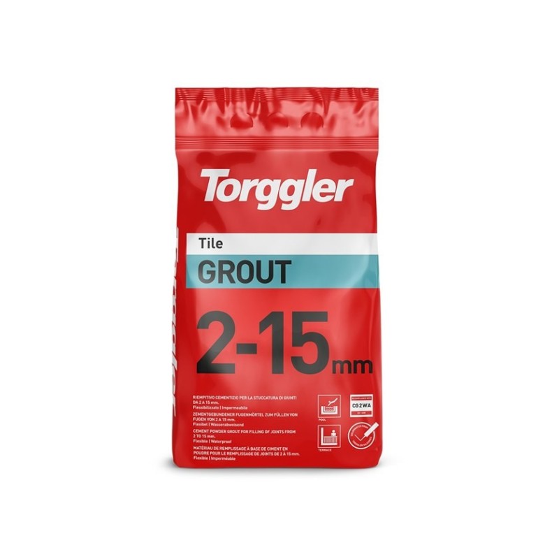 Tile Grout 2-15 mm,confezione:4x5 kg,colore:205 Grigio perla