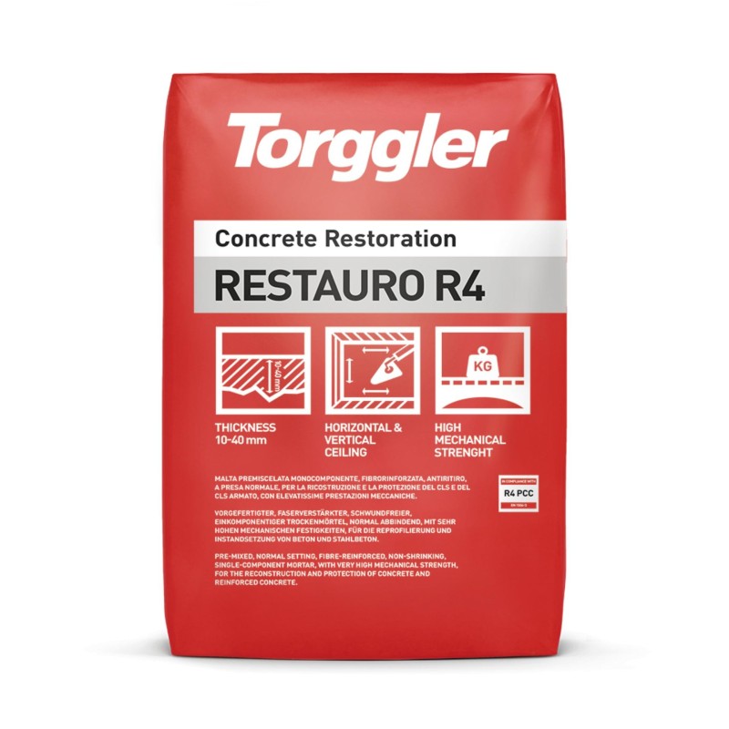 Restauro R4,confezione:25 kg,colore:Grigio