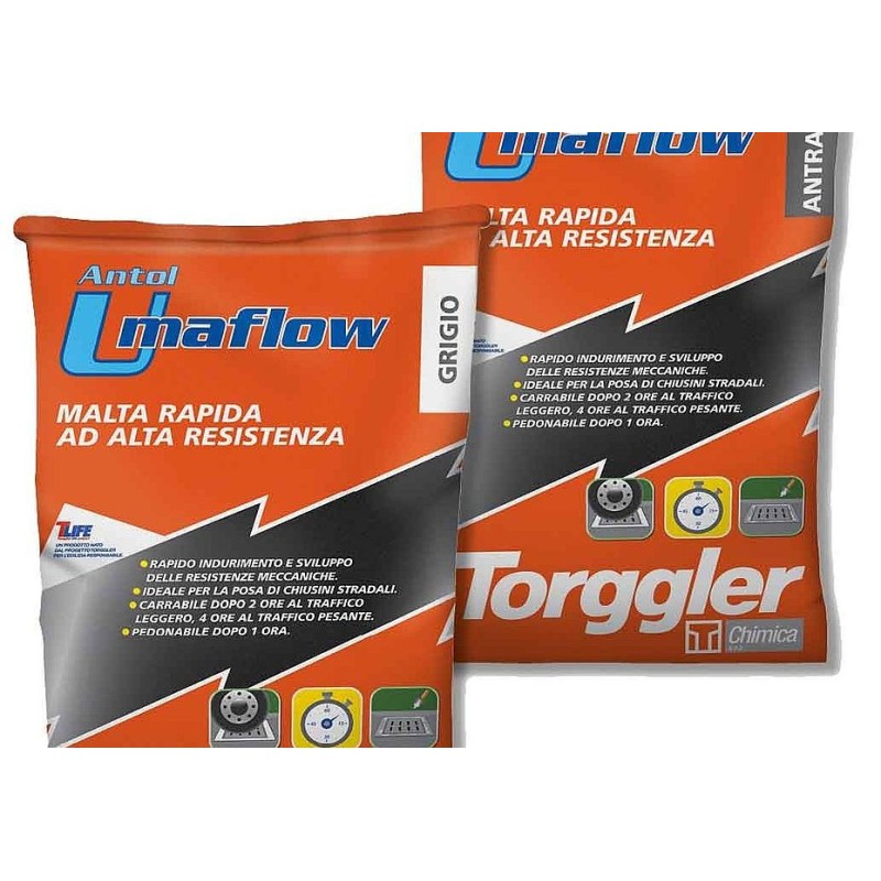 Umaflow,confezione:25 kg,colore:Grigio