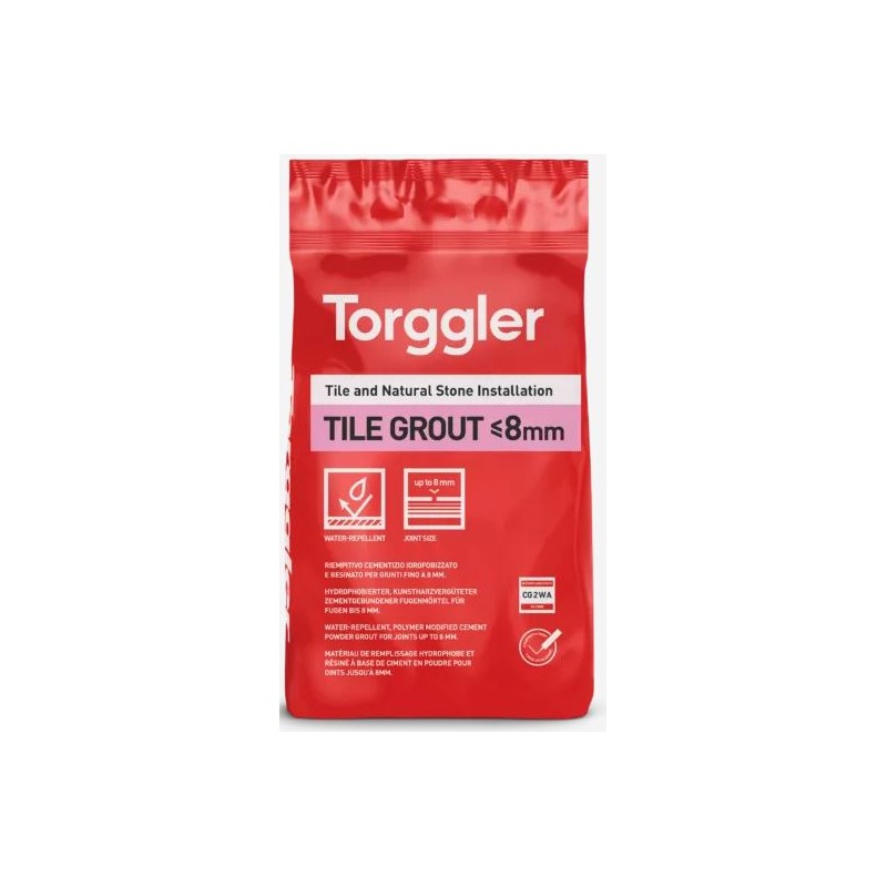 Tile Grout ?8 mm,confezione:4x5 kg,colore:290 Nero