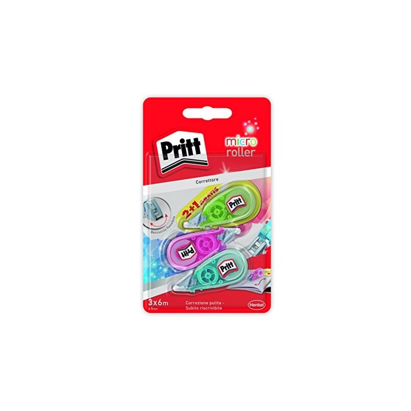 PRITT CORRETTORE ROLLER MICRO ROLLY 5mm - bl 3pz
