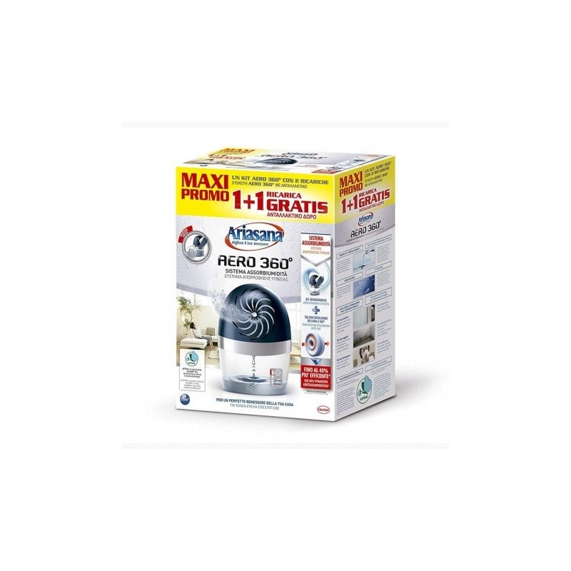 ARIASANA AERO360 KIT MAXI PROMO 2x450g (1 kit +1 tab+1 tab gratis)