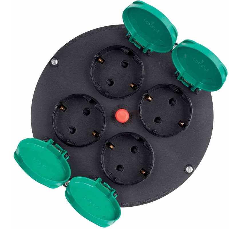 Disco di ricambio €?145/205 con 4 prese Schuko IP44