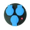Disco industriale CEE IP44 con 3 prese 16A 230V
