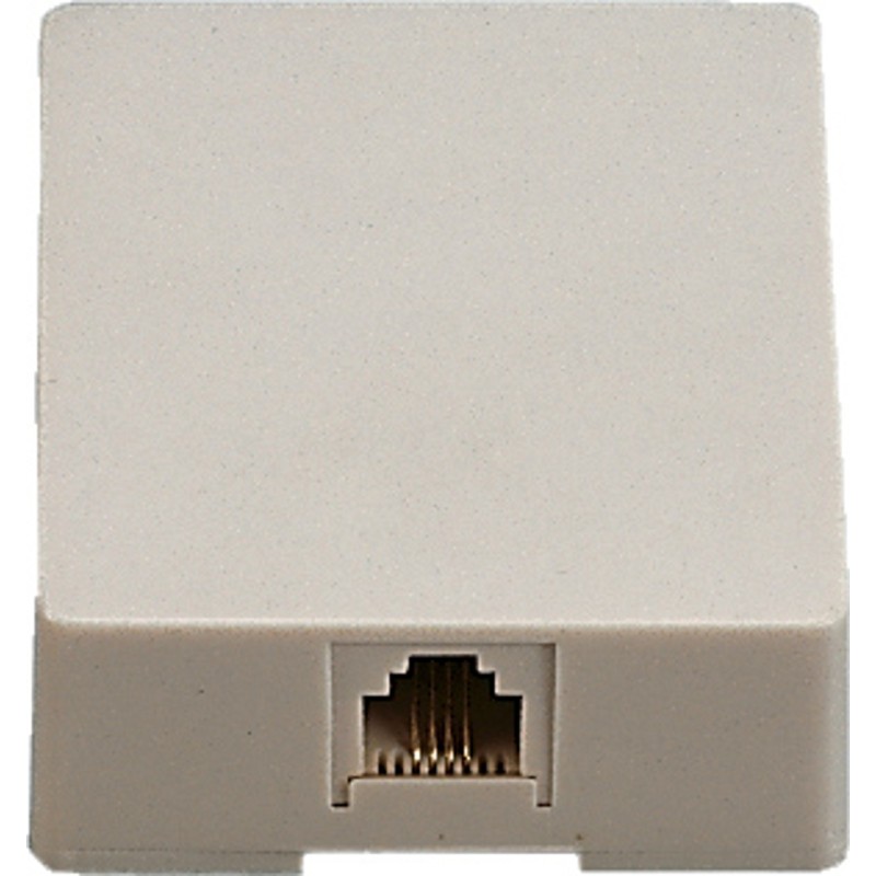 Presa telefonica da parete con 1 plug RJ11