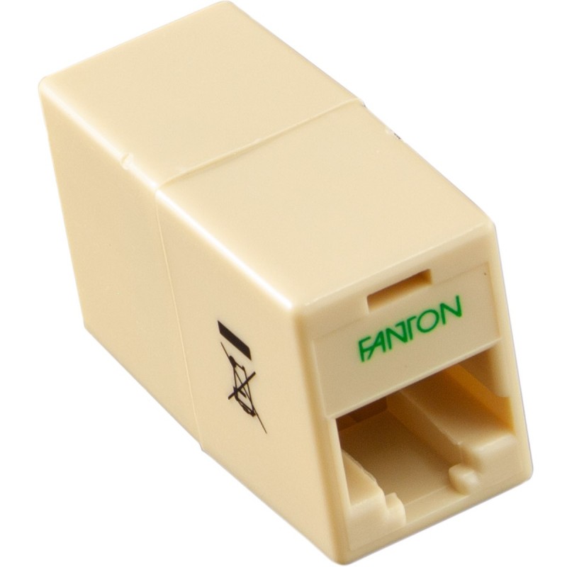 Accoppiatore lineare per due cavi con plug RJ45