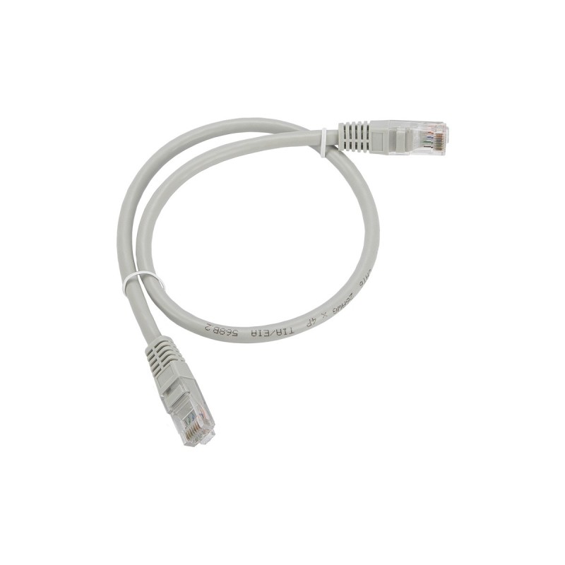 Cavo dati patch 0,5m RJ45 Cat. 5e UTP grigio